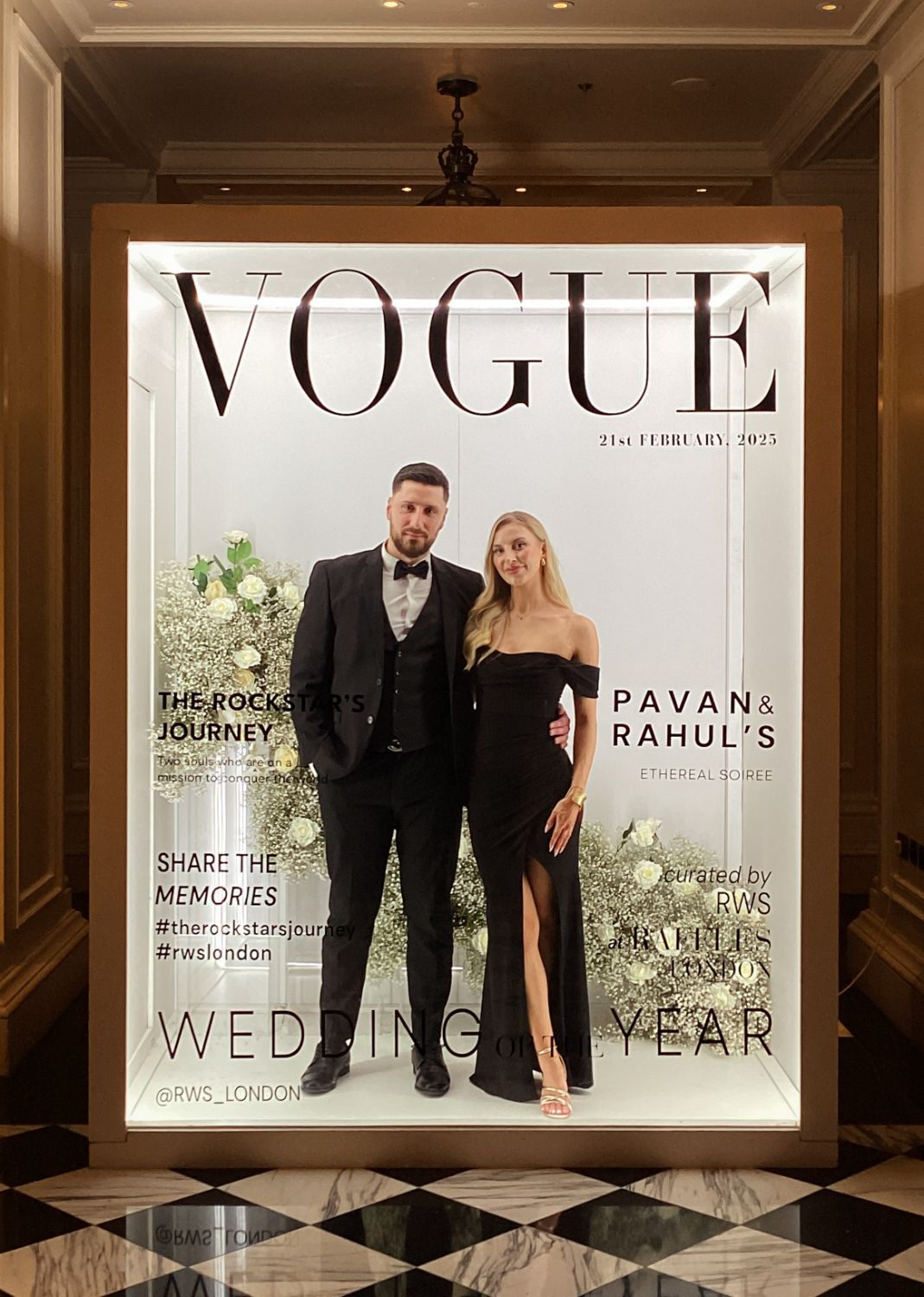 Vogue family cover booth